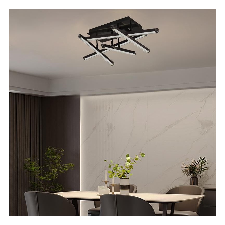 Lustră LED dimabilă aplicată LED/60W/230V 3000-6500K + telecomandă