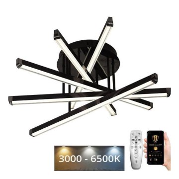 Lustră LED dimabilă aplicată LED/75W/230V 3000-6500K + telecomandă