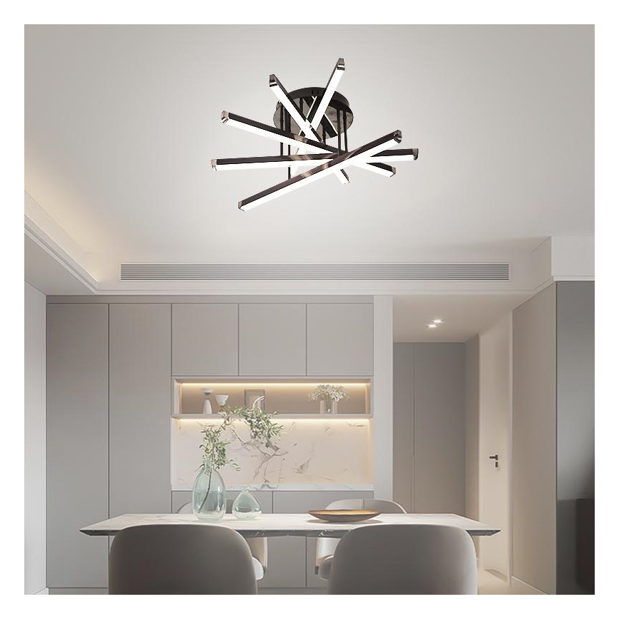 Lustră LED dimabilă aplicată LED/75W/230V 3000-6500K + telecomandă