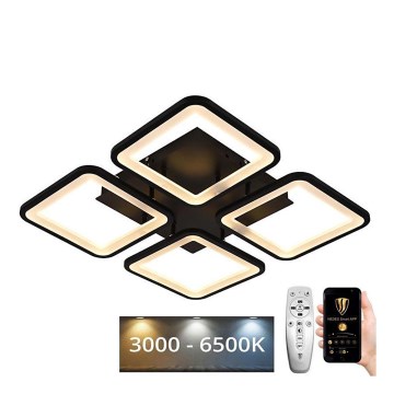 Lustră LED dimabilă aplicată LED/85W/230V 3000-6500K + telecomandă