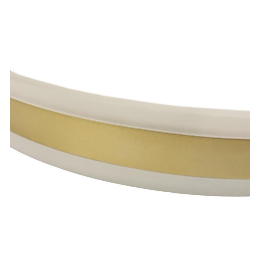 Lustră LED dimabilă aplicată LED/86W/230V 3000-6500K auriu + telecomandă