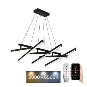 Lustră LED dimabilă aplicată LED/90W/230V 3000-6500K + telecomandă