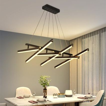 Lustră LED dimabilă aplicată LED/90W/230V 3000-6500K + telecomandă