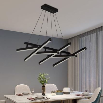 Lustră LED dimabilă aplicată LED/90W/230V 3000-6500K + telecomandă