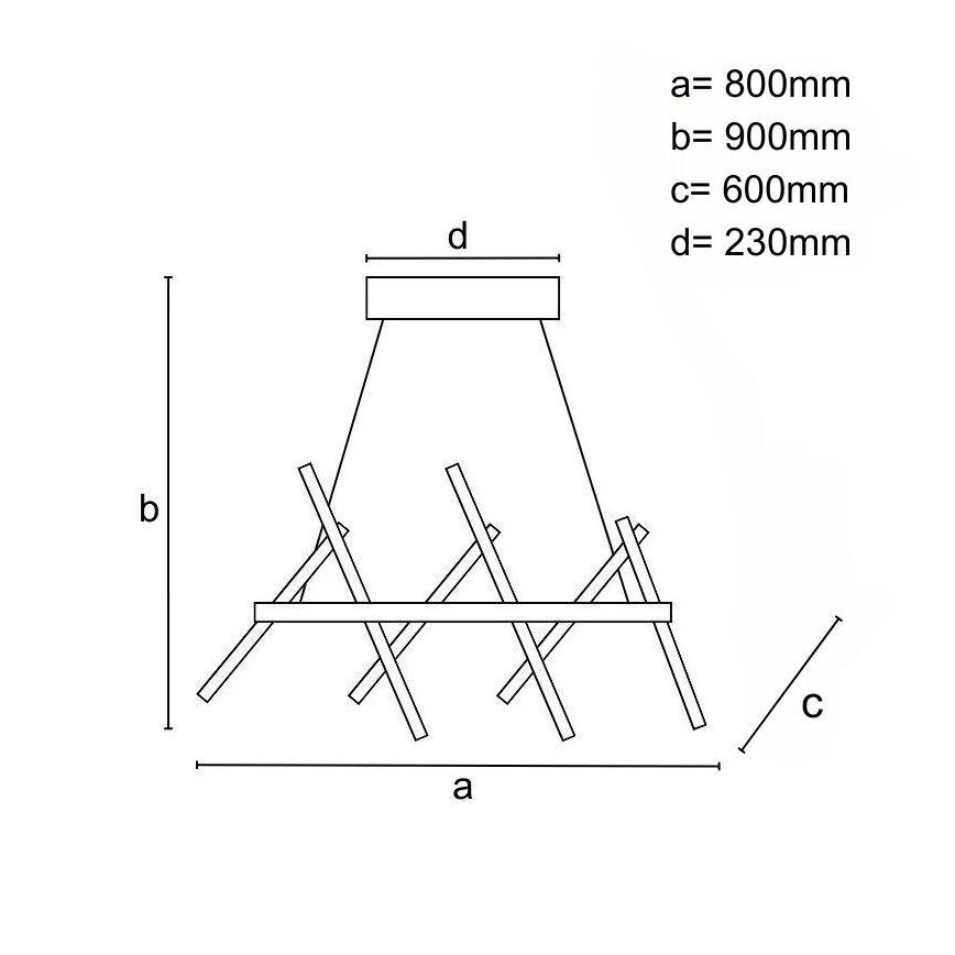 Lustră LED dimabilă aplicată LED/90W/230V 3000-6500K + telecomandă