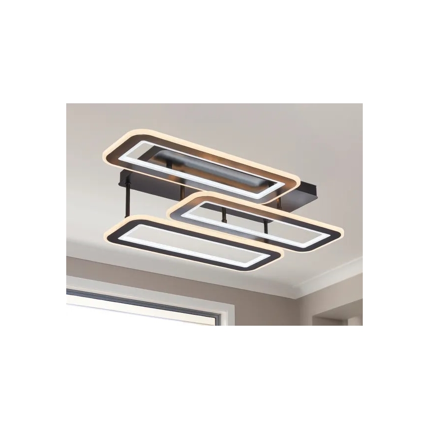 Lustră LED dimabilă aplicată LED/90W/230V 3000-6500K + telecomandă