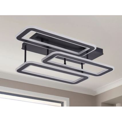 Lustră LED dimabilă aplicată LED/90W/230V 3000-6500K + telecomandă