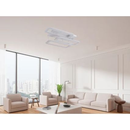 Lustră LED dimabilă aplicată LED/90W/230V 3000-6500K + telecomandă