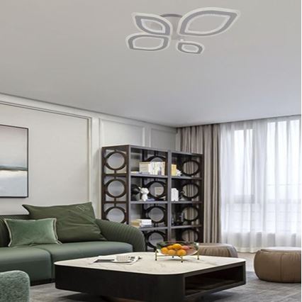 Lustră LED dimabilă aplicată LED/95W/230V 3000-6500K + telecomandă