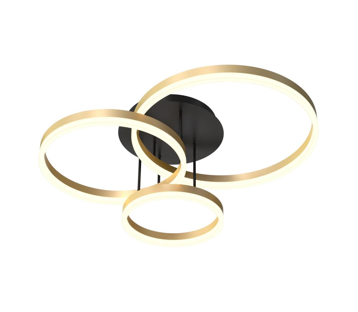 Lustră LED dimabilă aplicată Wofi 9049-401 PERPIGNAN LED/51W/230V auriu