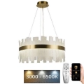 Lustră LED dimabilă de cristal pe cablu LED/40W/230V 3000-6500K + telecomandă