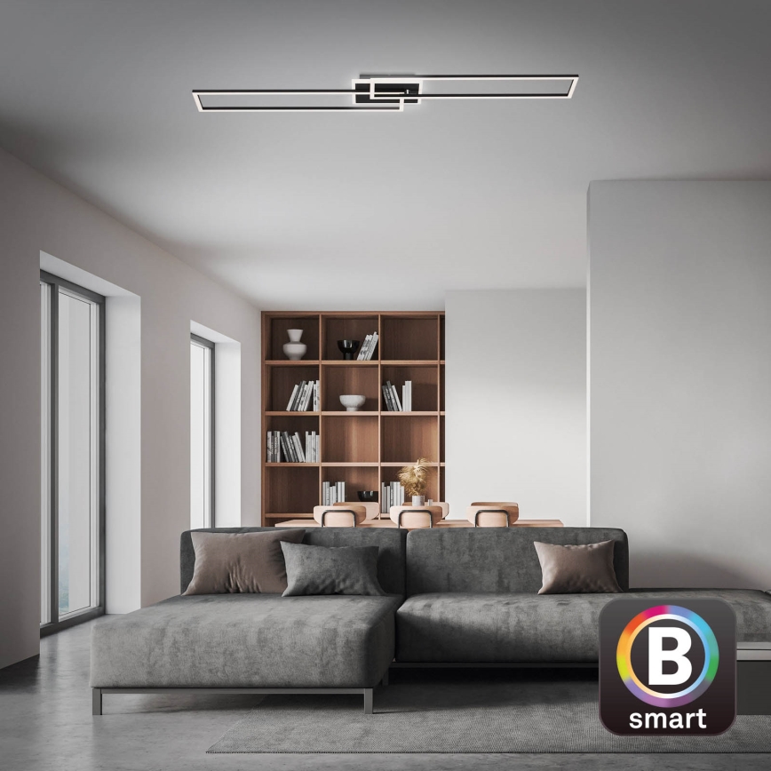 Lustră LED dimabilă FRAME 2xLED/20W/230V 2700-6500K Wi-Fi Tuya Briloner 3538-015 + telecomandă