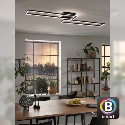 Lustră LED dimabilă FRAME 2xLED/20W/230V 2700-6500K Wi-Fi Tuya Briloner 3538-015 + telecomandă