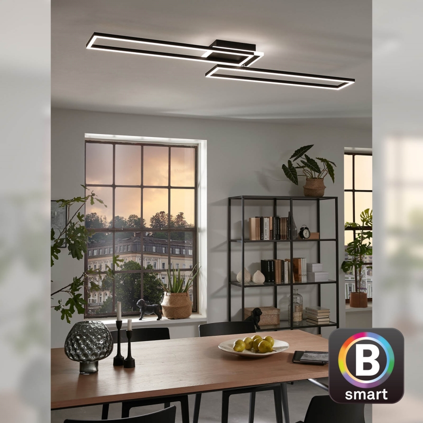 Lustră LED dimabilă FRAME 2xLED/20W/230V 2700-6500K Wi-Fi Tuya Briloner 3538-015 + telecomandă