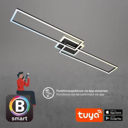 Lustră LED dimabilă FRAME 2xLED/20W/230V 2700-6500K Wi-Fi Tuya Briloner 3538-015 + telecomandă