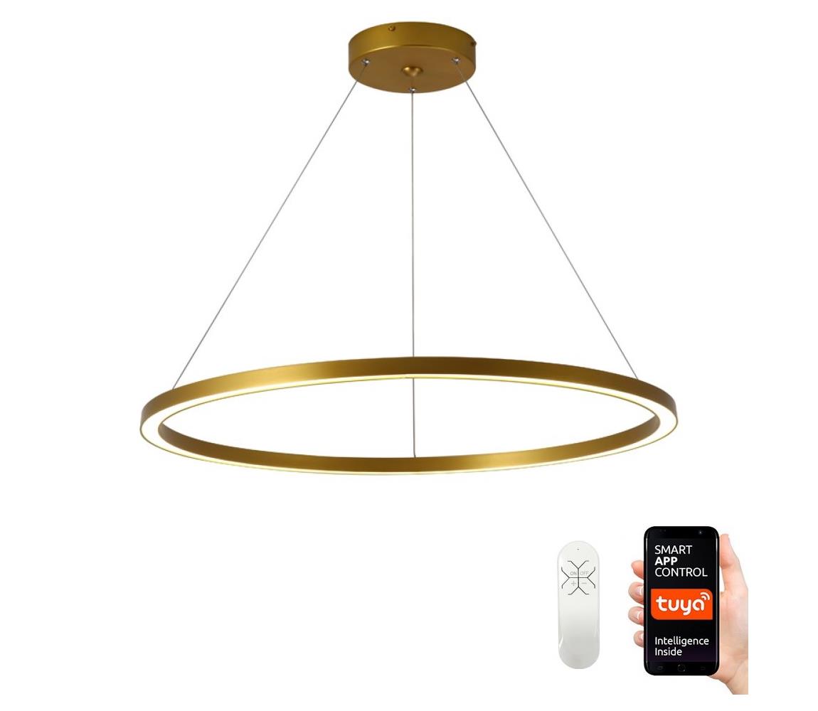 Lustră LED dimabilă  NEO 07159-G80 FINO LED/60W/230V Tuya auriu + telecomandă