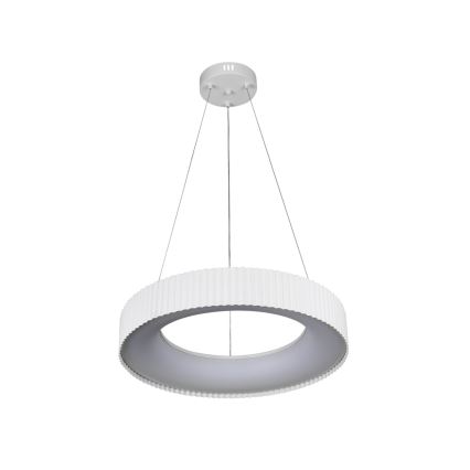 Candelabru LED dimerizabil suspendat pe cablu, 75 W, 230 V, 3000–6500 K, Ø 49 cm, cu telecomandă