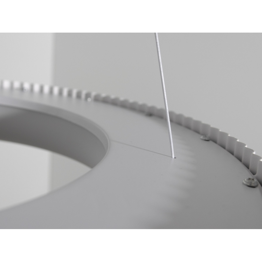 Candelabru LED dimerizabil suspendat pe cablu, 75 W, 230 V, 3000–6500 K, Ø 49 cm, cu telecomandă