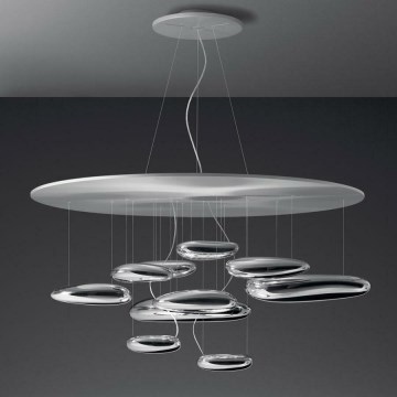 Lustră LED dimabilă pe cablu Artemide 1367110A MERCURY LED/58W/230V 3000K