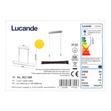 Lustră LED dimabilă pe cablu EBBA 5xLED/5W/230V Lucande