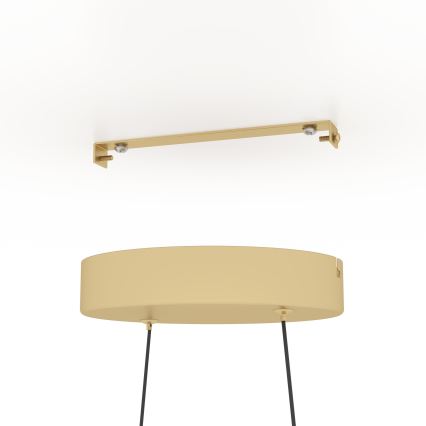 Lustră LED dimabilă pe cablu Eglo LED/37,5W/230V 3000K auriu