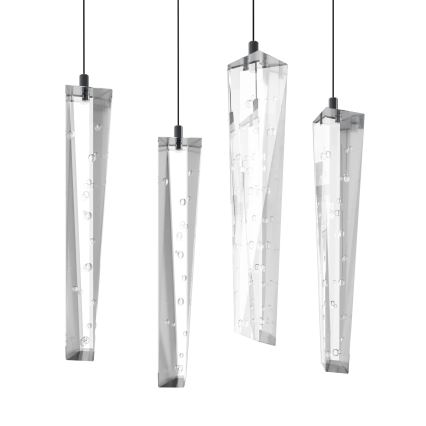 Lustră LED dimabilă pe cablu Eglo 6xLED/4,2W/230V 3000K transparent