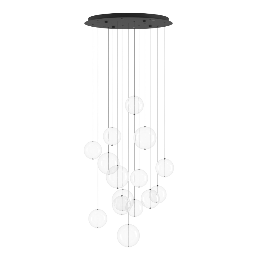 Lustră LED dimabilă pe cablu Eglo 6xLED/4,2W/230V 3000K transparent