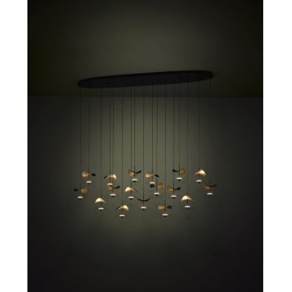 Lustră LED dimabilă pe cablu Eglo 17xLED/2,3W/230V 3000K
