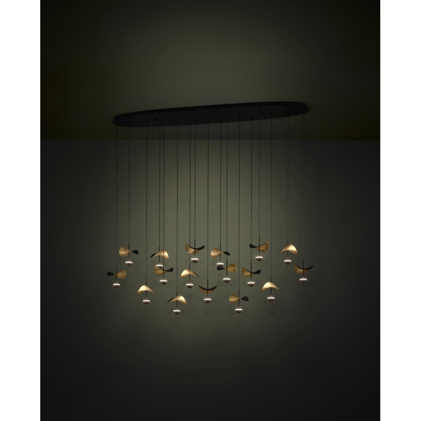 Lustră LED dimabilă pe cablu Eglo 17xLED/2,3W/230V 3000K