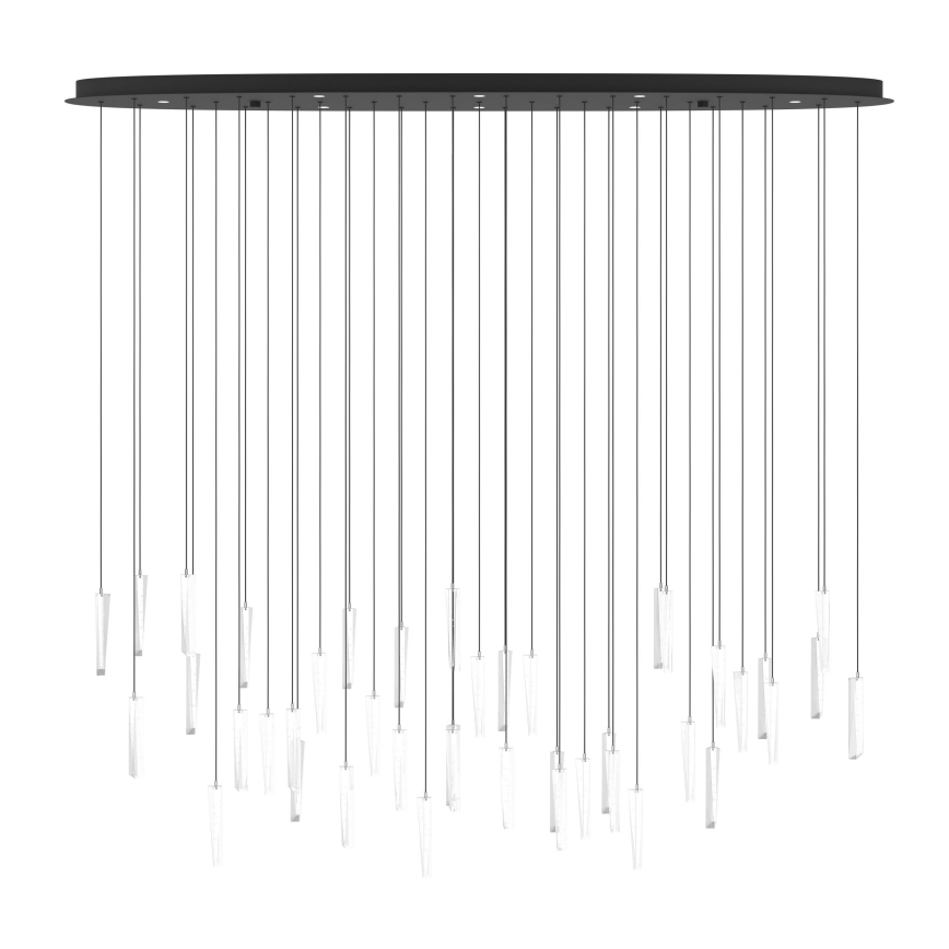 Lustră LED dimabilă pe cablu Eglo 8xLED/4,2W/230V 3000K transparent