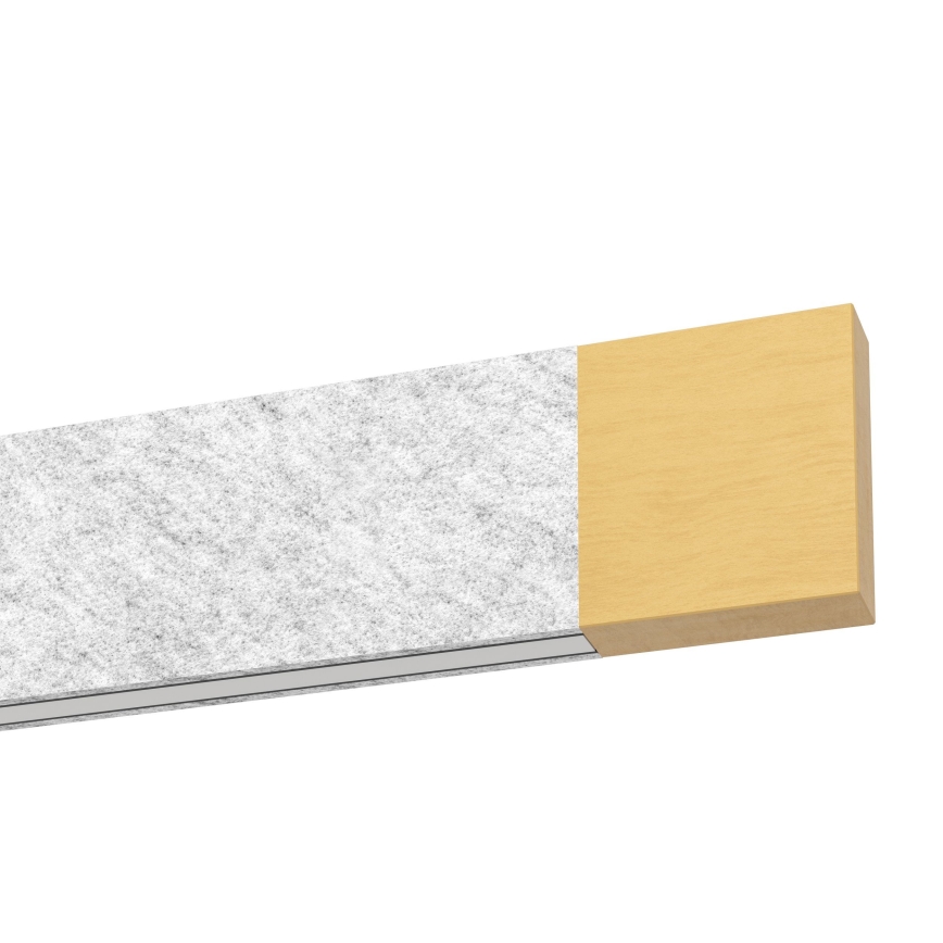 Lustră LED dimabilă pe cablu Eglo LED/22,2W/230V 3000K maro/gri