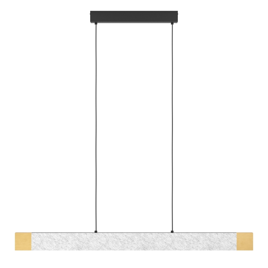 Lustră LED dimabilă pe cablu Eglo LED/22,2W/230V 3000K maro/gri