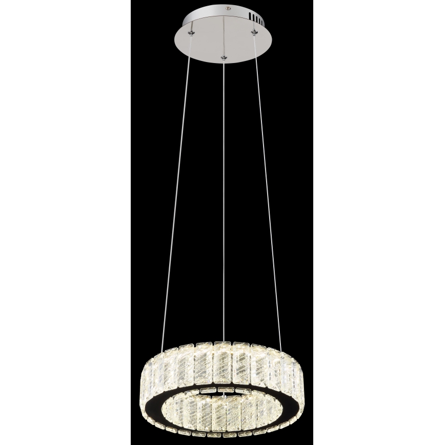 Lustră LED dimabilă pe cablu Globo LED/30W/230V 2700-6000K d. 30 cm + telecomandă