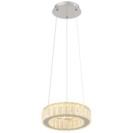 Lustră LED dimabilă pe cablu Globo LED/30W/230V 2700-6000K d. 30 cm + telecomandă