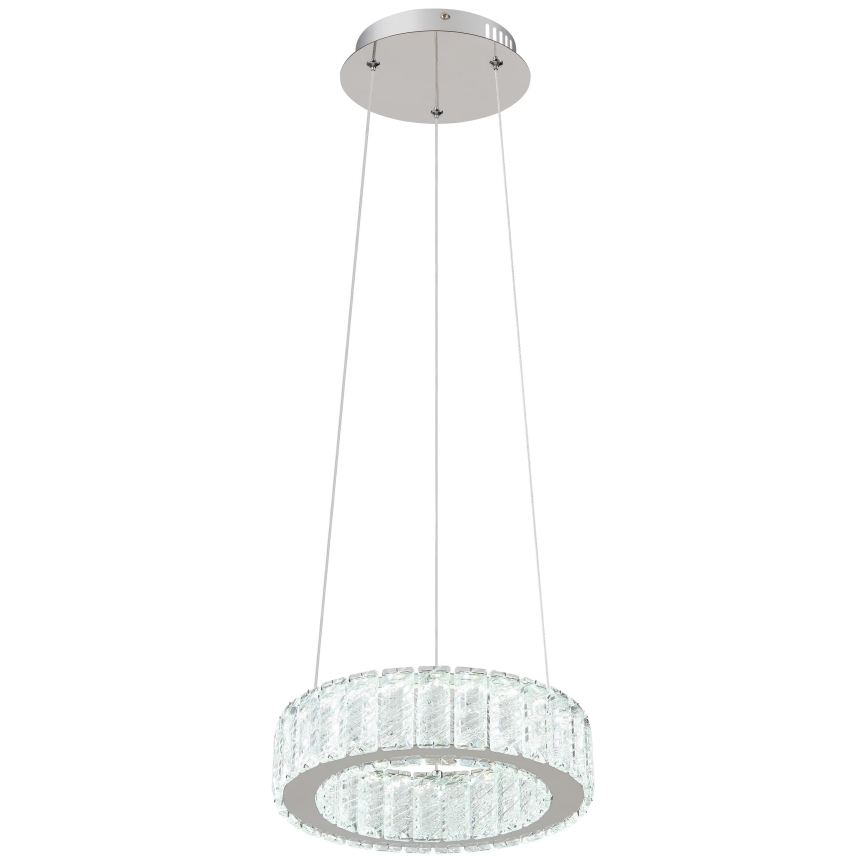 Lustră LED dimabilă pe cablu Globo LED/30W/230V 2700-6000K d. 30 cm + telecomandă