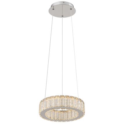 Lustră LED dimabilă pe cablu Globo LED/30W/230V 2700-6000K d. 30 cm + telecomandă