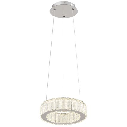 Lustră LED dimabilă pe cablu Globo LED/30W/230V 2700-6000K d. 30 cm + telecomandă