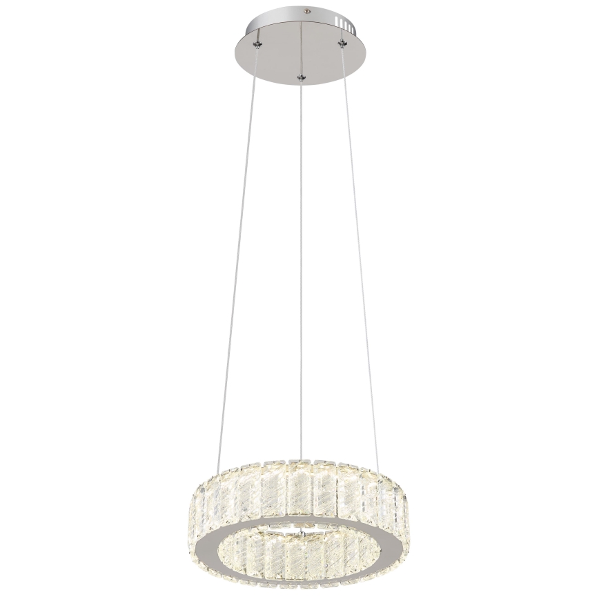 Lustră LED dimabilă pe cablu Globo LED/30W/230V 2700-6000K d. 30 cm + telecomandă