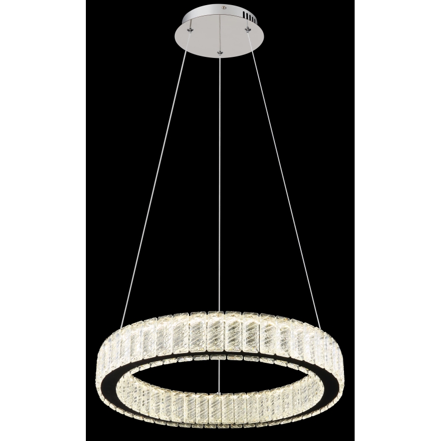 Lustră LED dimabilă pe cablu Globo LED/50W/230V 2700-6000K d. 50 cm + telecomandă