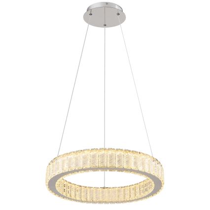 Lustră LED dimabilă pe cablu Globo LED/50W/230V 2700-6000K d. 50 cm + telecomandă