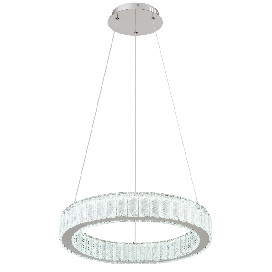 Lustră LED dimabilă pe cablu Globo LED/50W/230V 2700-6000K d. 50 cm + telecomandă