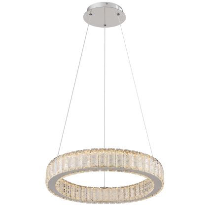 Lustră LED dimabilă pe cablu Globo LED/50W/230V 2700-6000K d. 50 cm + telecomandă