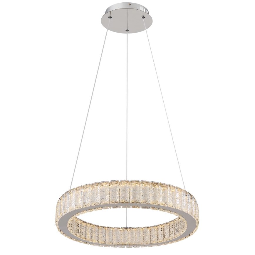 Lustră LED dimabilă pe cablu Globo LED/50W/230V 2700-6000K d. 50 cm + telecomandă