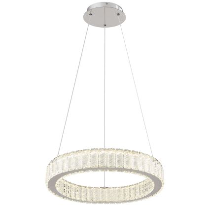 Lustră LED dimabilă pe cablu Globo LED/50W/230V 2700-6000K d. 50 cm + telecomandă
