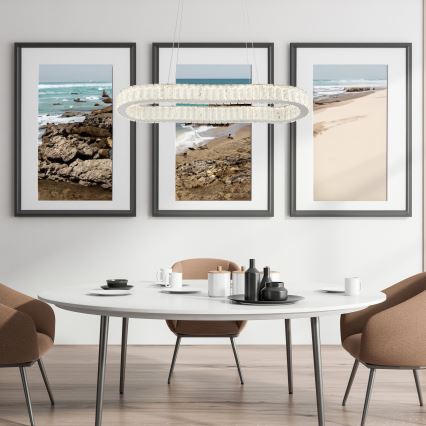 Lustră LED dimabilă pe cablu Globo LED/58W/230V 2700-6000K + telecomandă