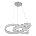 Lustră LED dimabilă pe cablu Globo LED/110W/230V 2700-6000K d. 78 cm + telecomandă