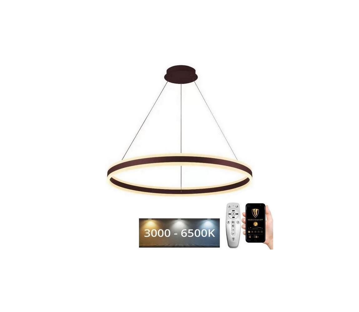 Lustră LED dimabilă pe cablu LED/110W/230V 3000-6500K + telecomandă