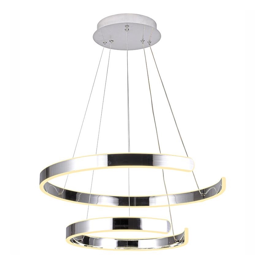 Lustră LED dimabilă pe cablu LED/120W/230V 3000-6500K d. 60 cm + telecomandă