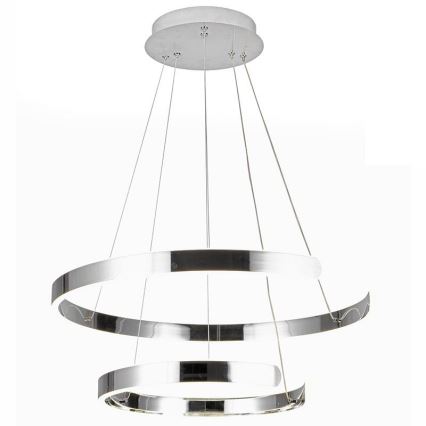 Lustră LED dimabilă pe cablu LED/120W/230V 3000-6500K d. 60 cm + telecomandă