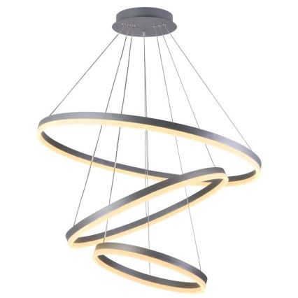 Lustră LED dimabilă pe cablu LED/125W/230V 3000-6500K d. 80 cm + telecomandă